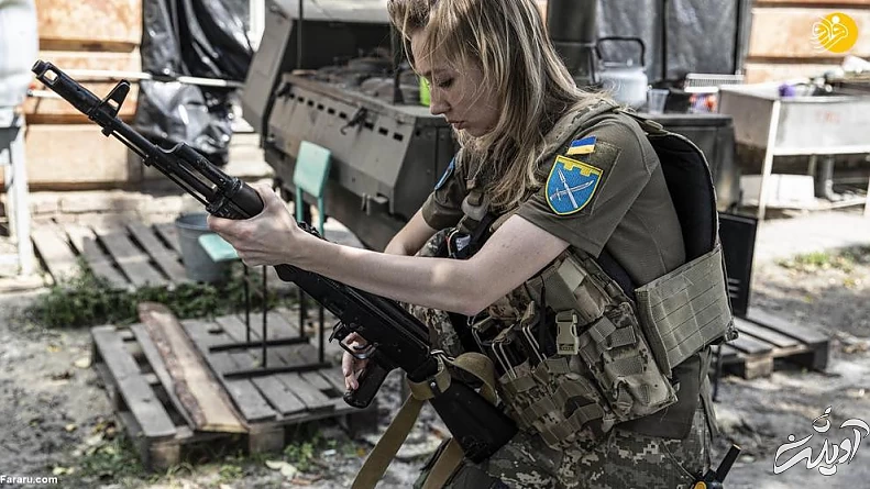 (تصاویر) سربازان زن اوکراینی در خط مقدم جنگ